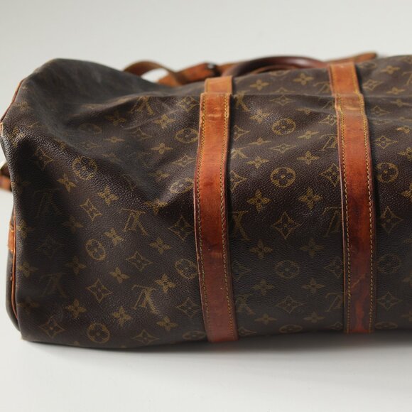 SOLD_Well-loved well-traveled Louis Vuitton monogram duffle bag ISO new home - Picture 9 of 15